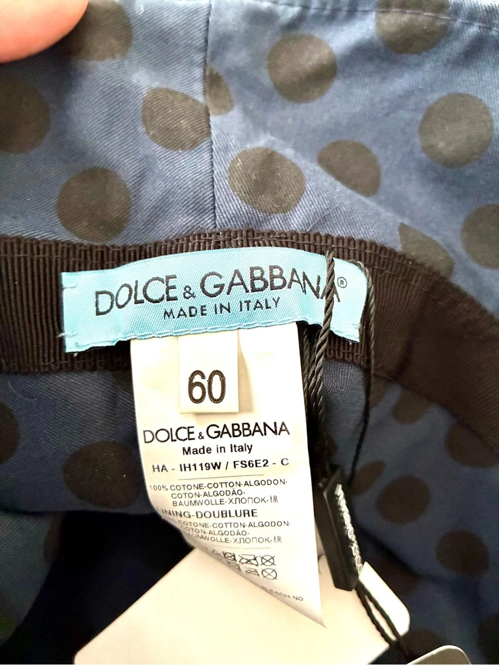 NWT New Dolce & Gabbana bucket hat